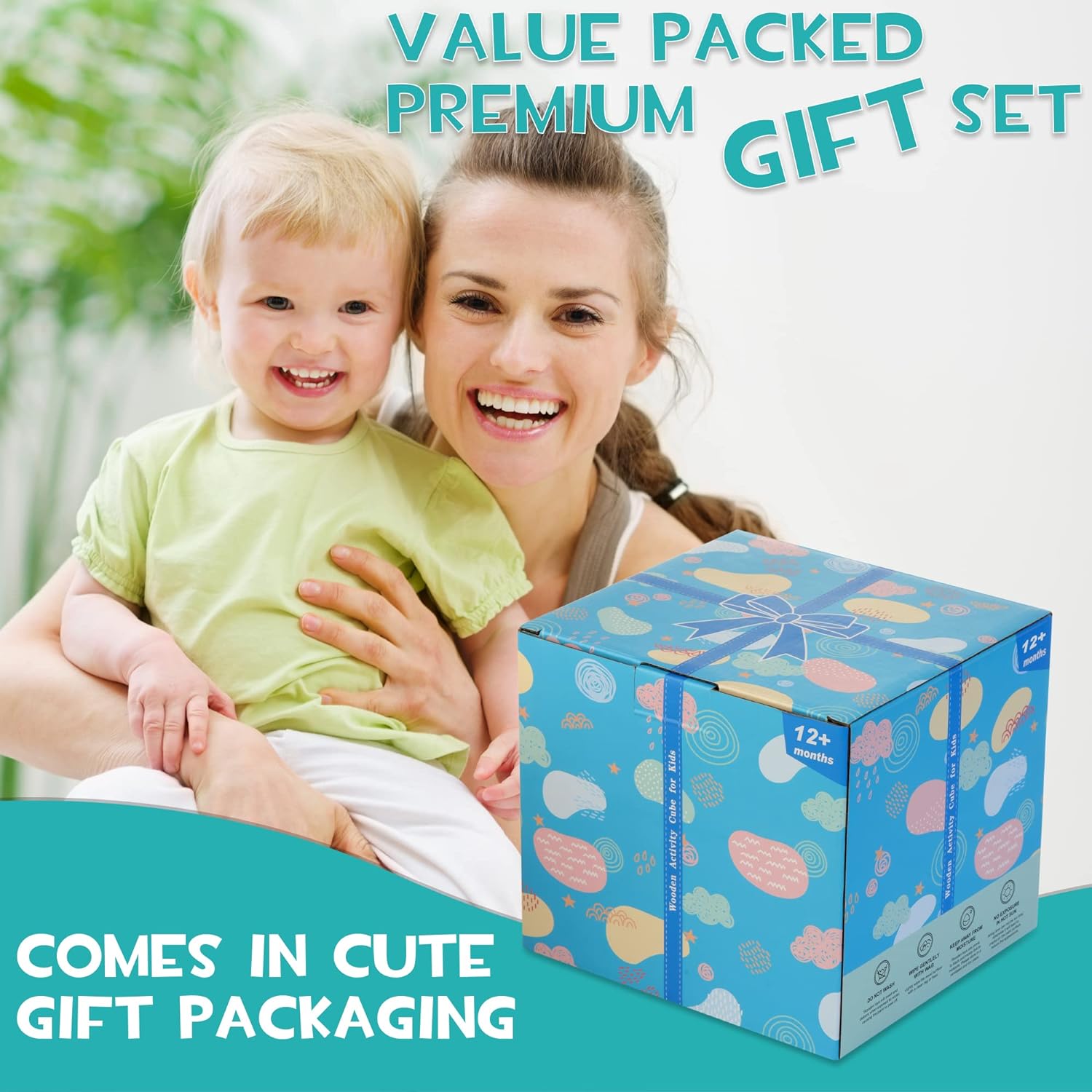 Montessori Activiteitenkubus - 8-in-1 Educatief Speelplezier-Educational Toys-De Bazelaar