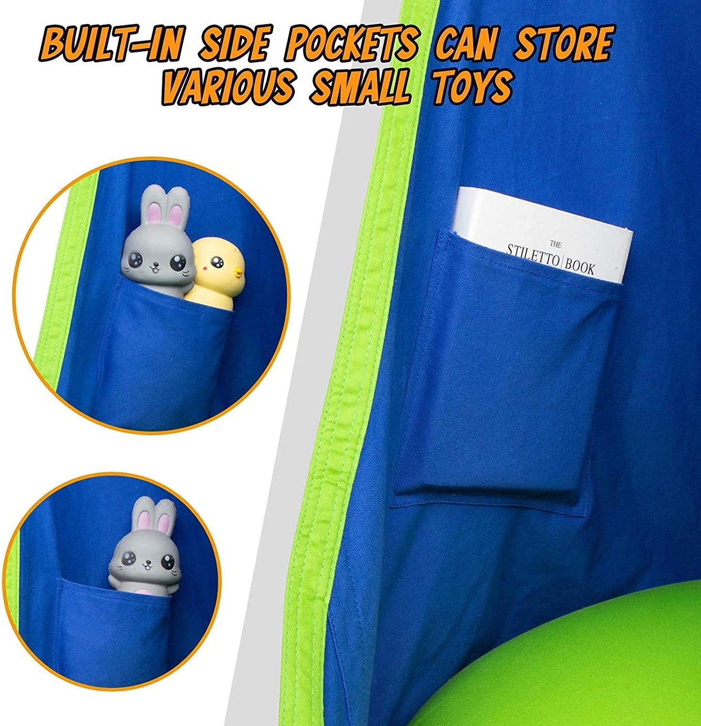 HangingJoy Kinderhangmat - Speelparadijs van Rust - Comfort en Creativiteit-Toys-De Bazelaar