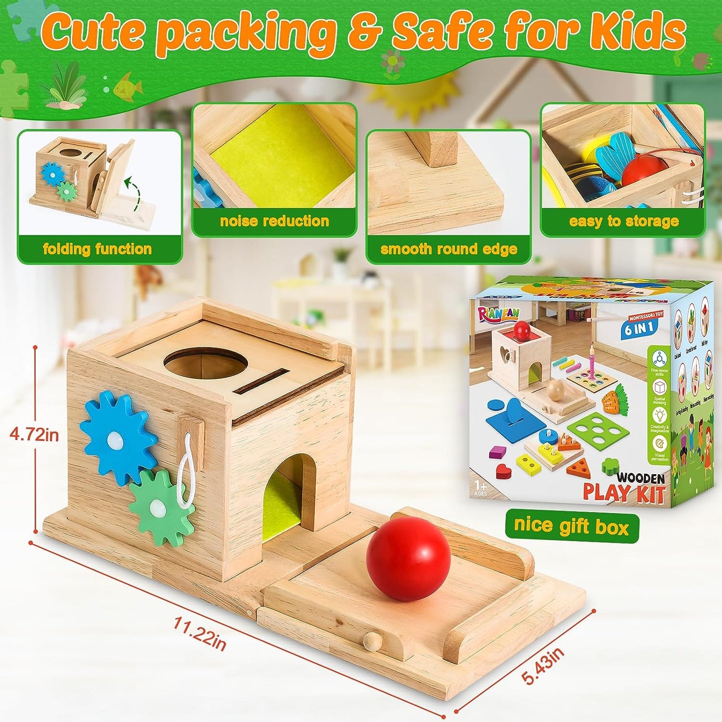 Educatieve Babyspeelgoed Set - Stimuleer Groei en Ontwikkeling-Educational Toys-De Bazelaar