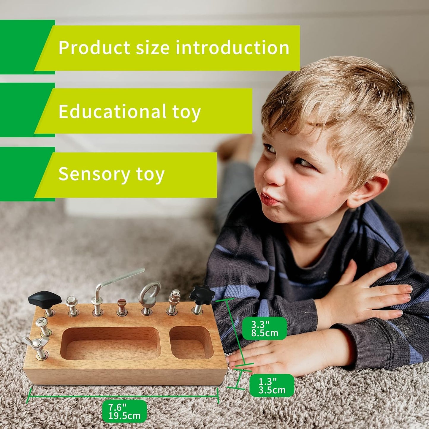 Educatief Montessori Busy Board - Creatieve Ontwikkeling voor Kinderen-Toys-De Bazelaar