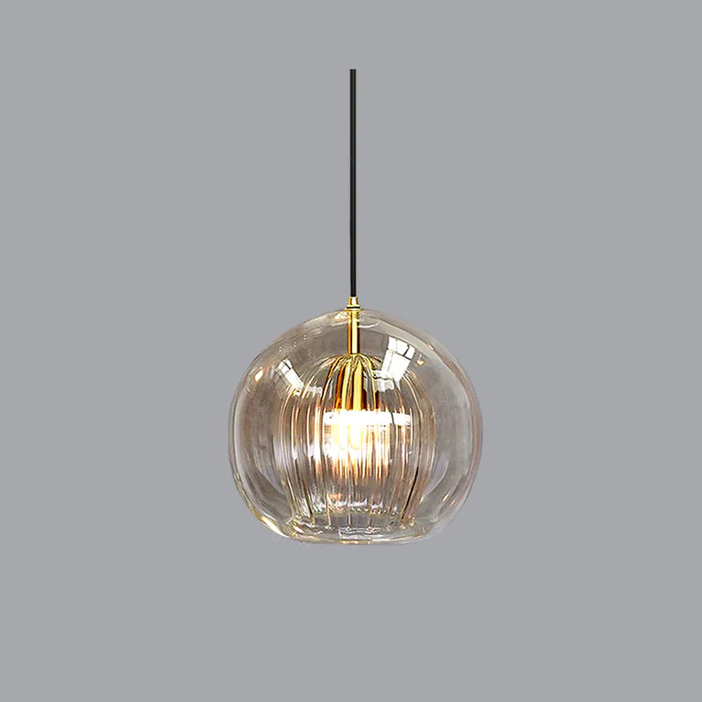 Luxe Gouden Glazen Hanglamp - Modern en Elegant Design-lamp-De Bazelaar