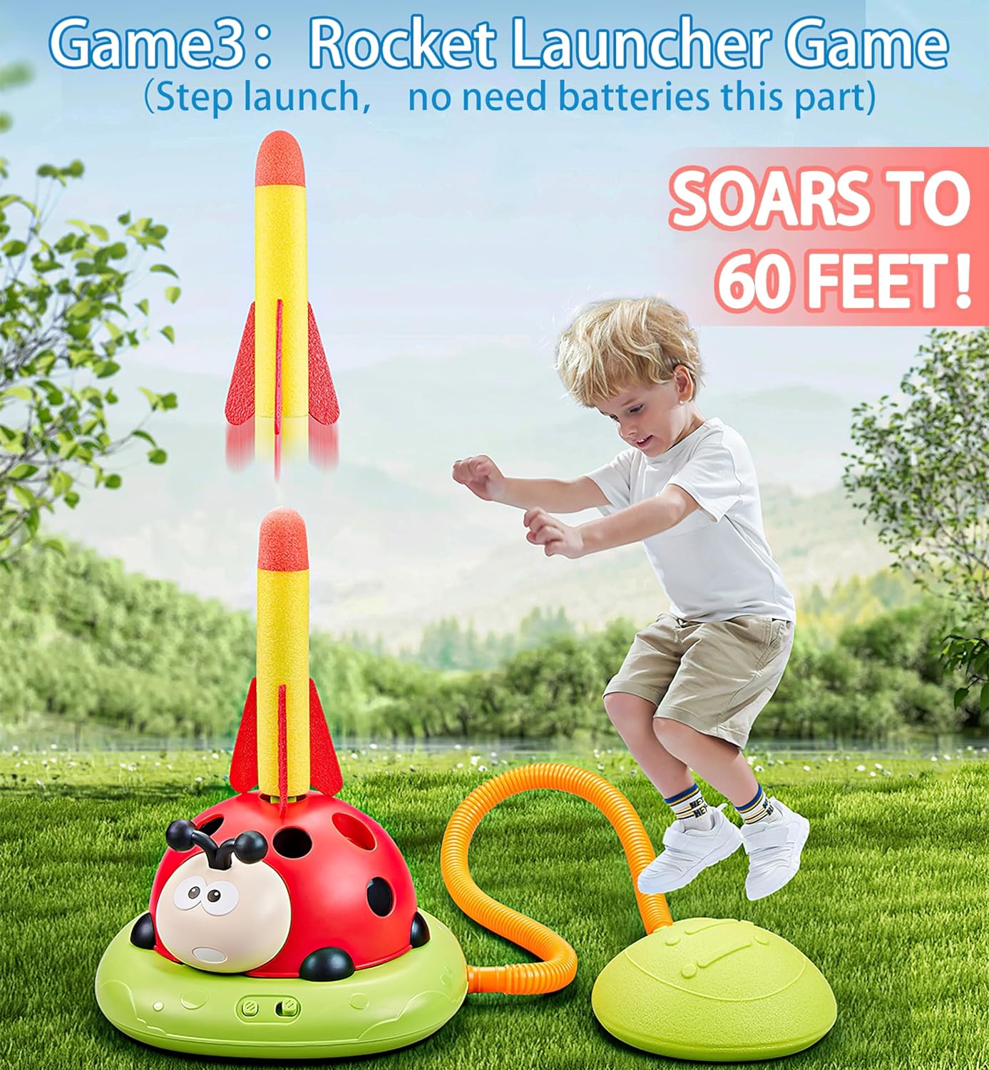 3-in-1 Ring Toss - Raketspellen Avontuur - Uniek Vermaak-Educational Toys-De Bazelaar