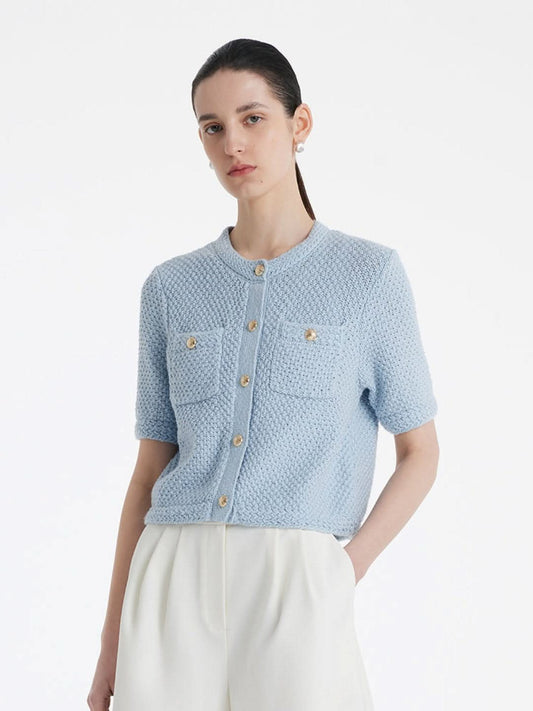 Gebreide Vest - Opengewerkt