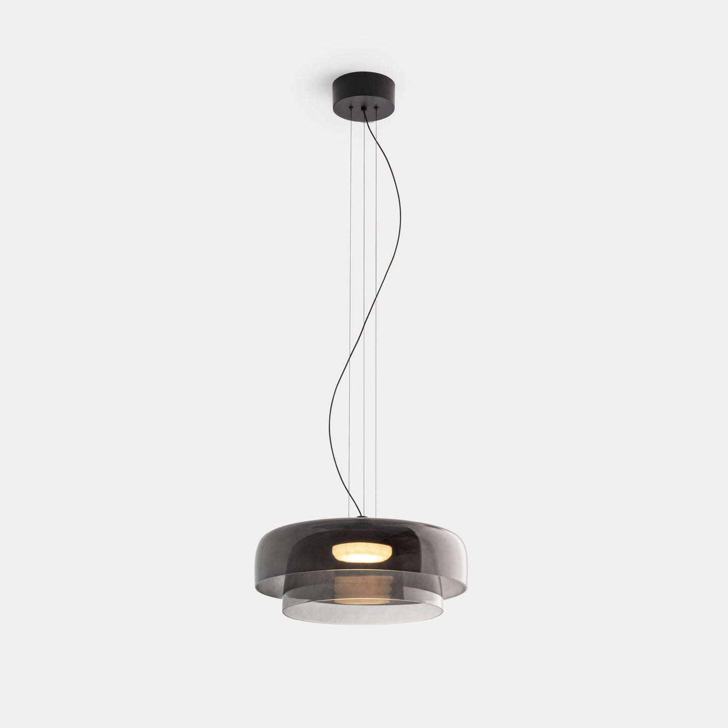 Glazen Plafondlamp met Tijdloos Design-light decor-De Bazelaar