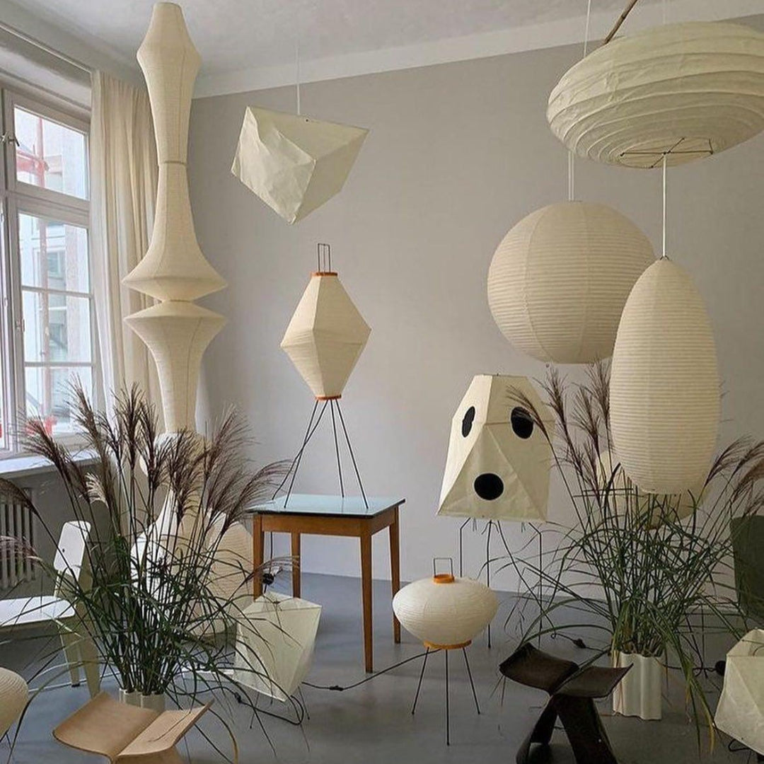 Akari Hanglamp – Handgemaakt Japans Design met Washi Papier-Lamps-De Bazelaar