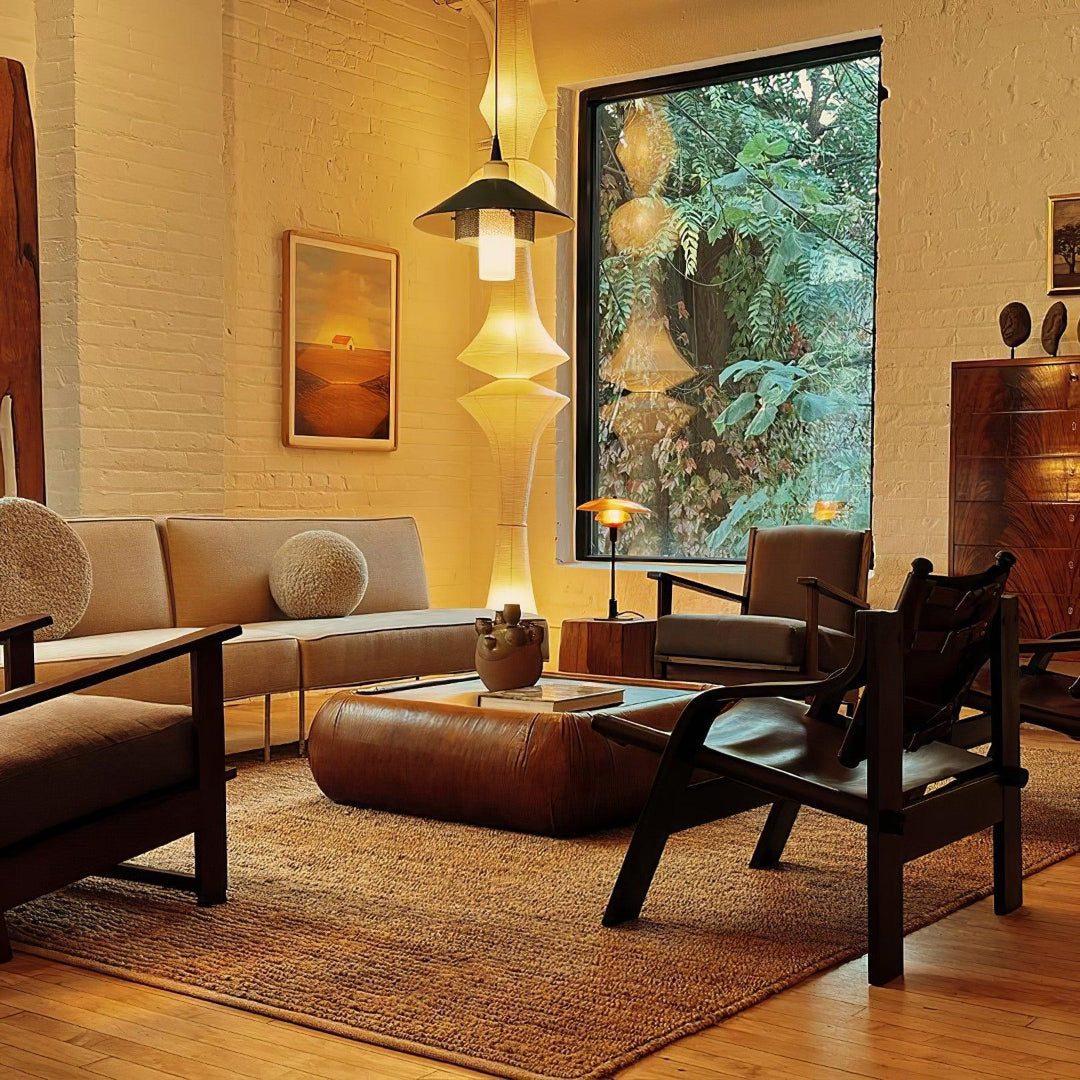 Akari Hanglamp – Handgemaakt Japans Design met Washi Papier-Lamps-De Bazelaar