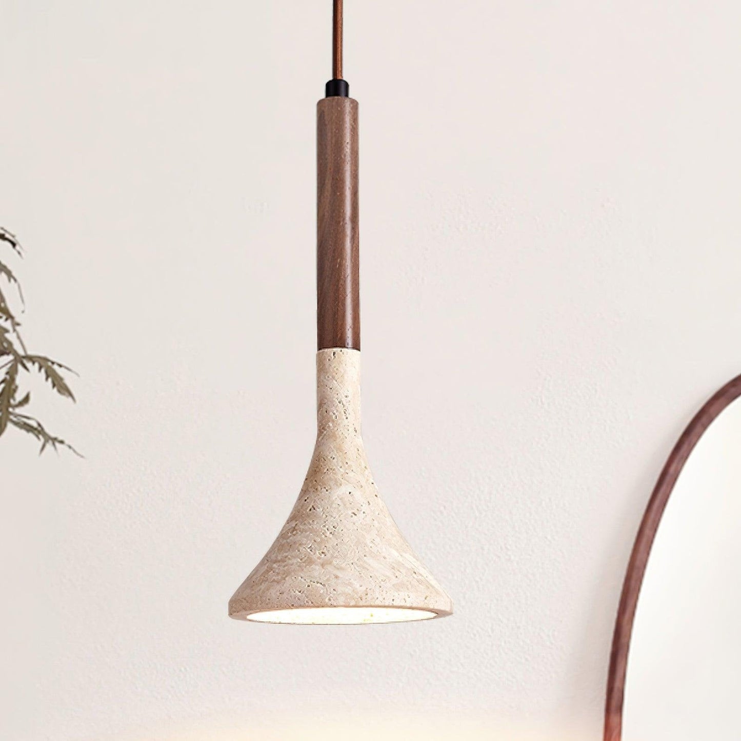 Aplomb Travertin Hanglamp - Elegant en Natuurlijk-light decor-De Bazelaar