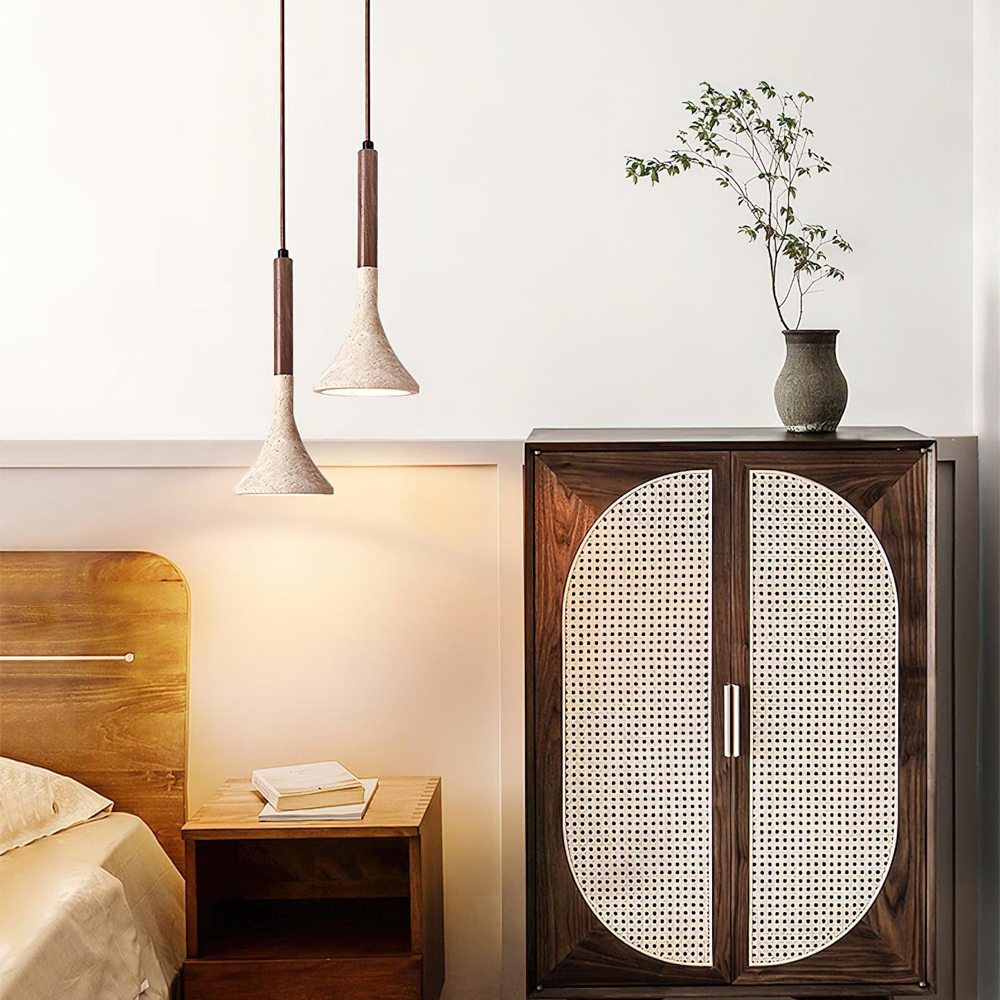 Aplomb Travertin Hanglamp - Elegant en Natuurlijk-light decor-De Bazelaar