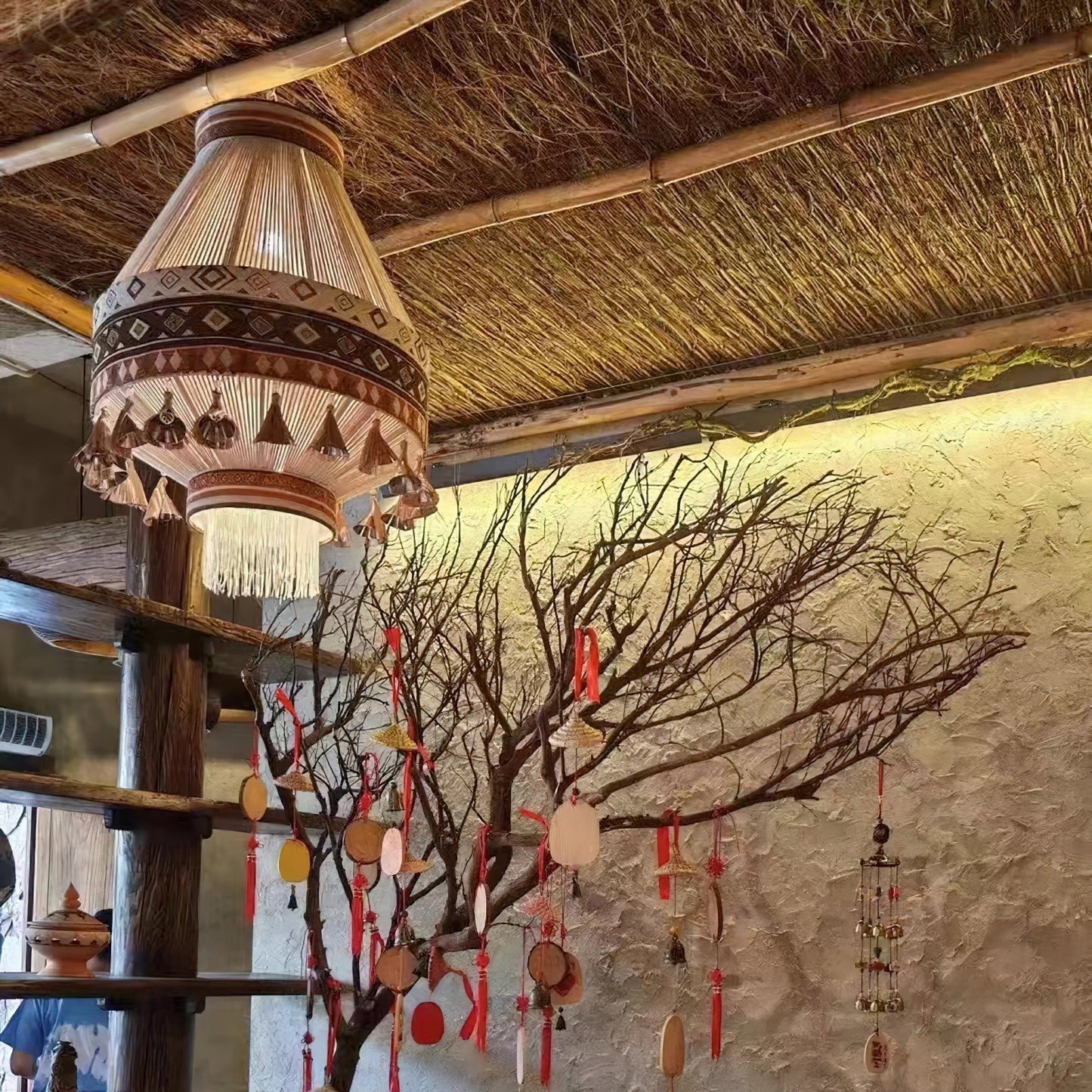 Bohemian Hanglamp met Franje – Speelse Boho-stijl-light decor-De Bazelaar