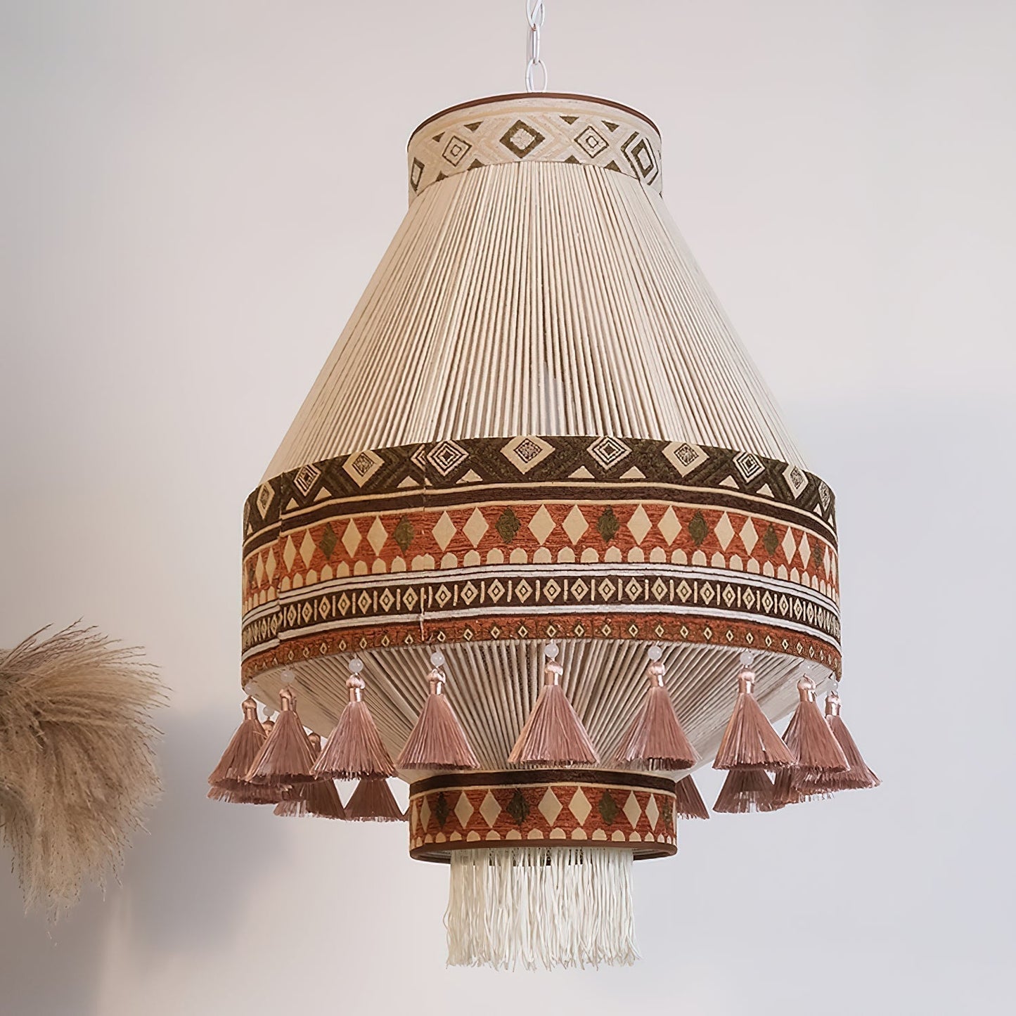 Bohemian Hanglamp met Franje – Speelse Boho-stijl-light decor-De Bazelaar