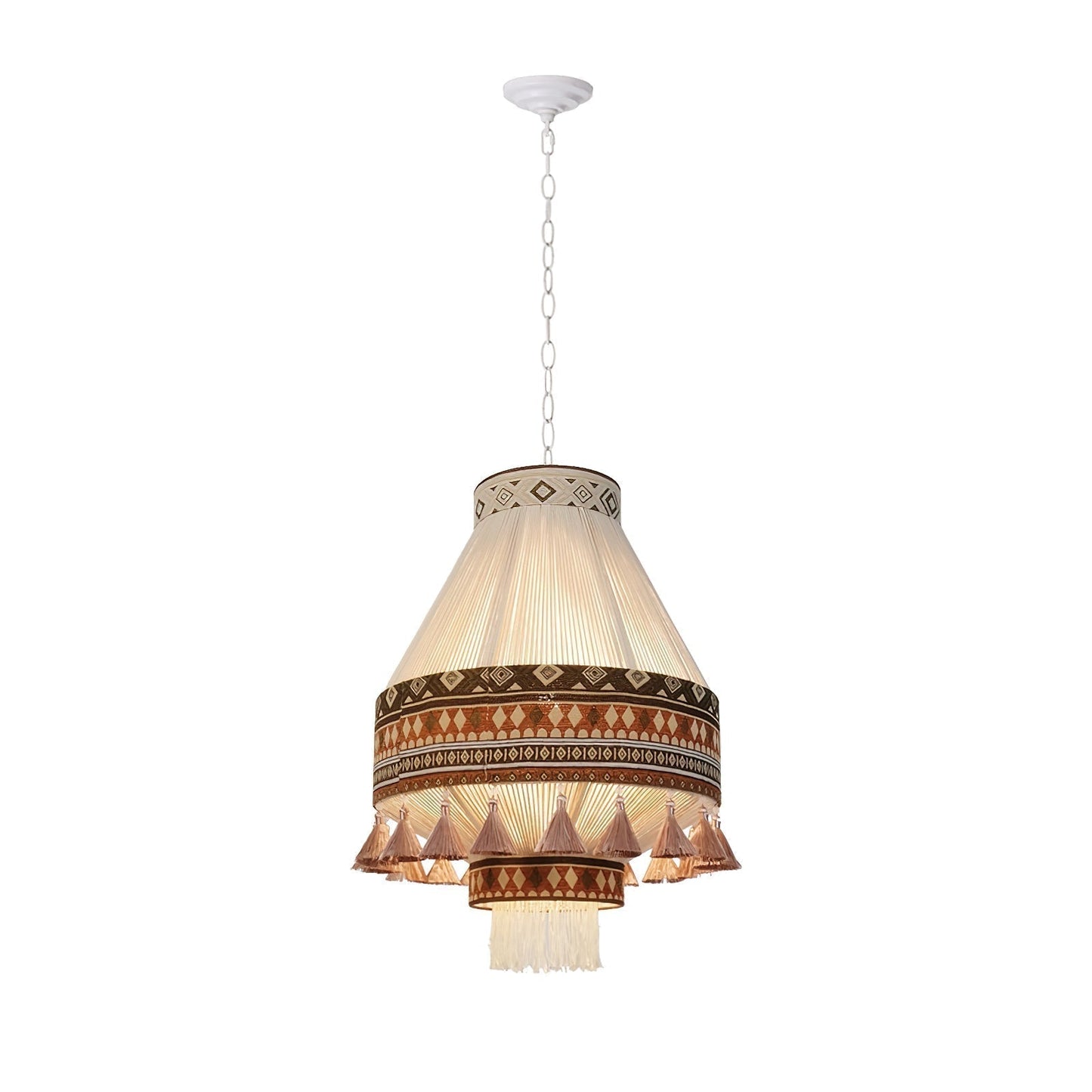 Bohemian Hanglamp met Franje – Speelse Boho-stijl-light decor-De Bazelaar