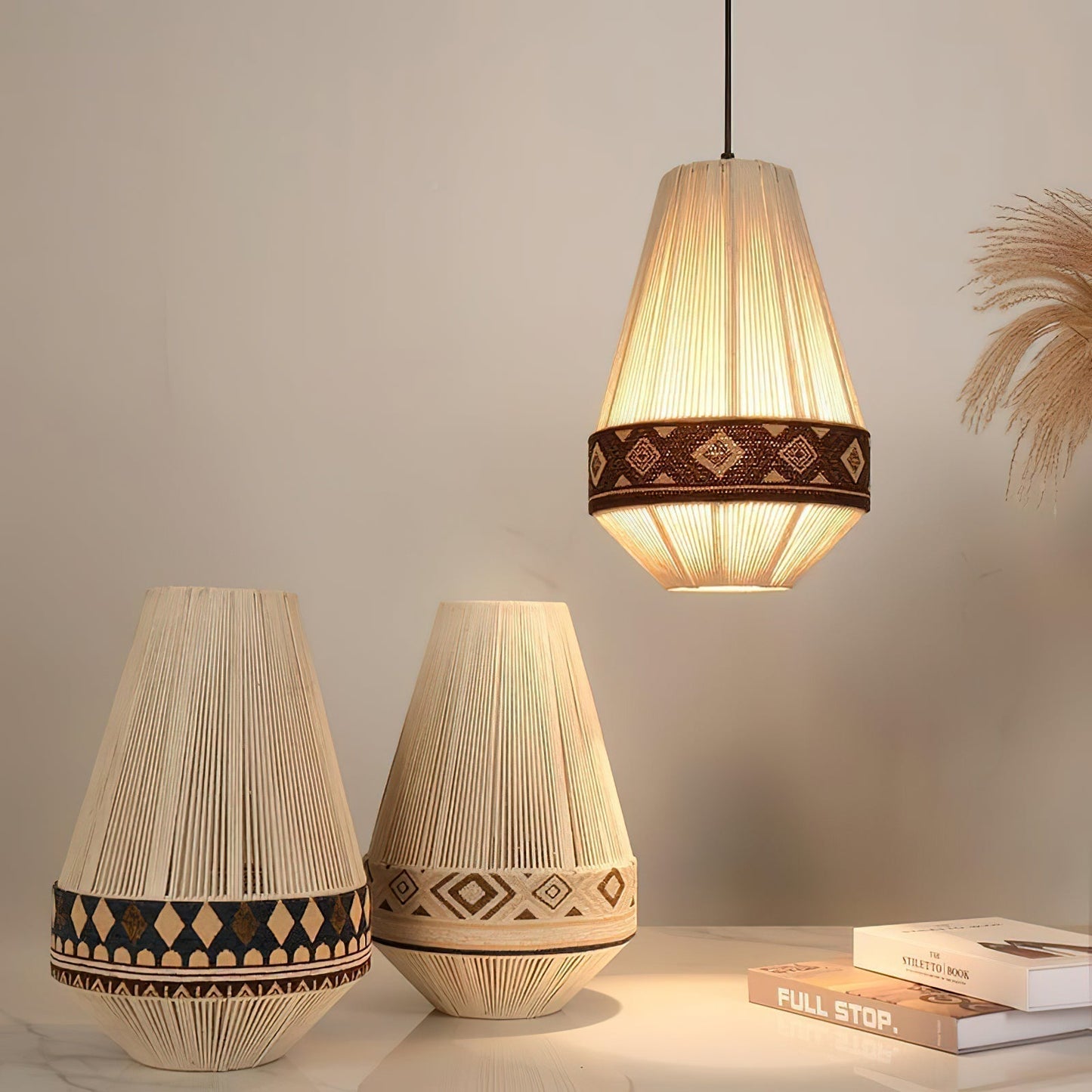 Bohemian Hanglamp met Franje – Speelse Boho-stijl-light decor-De Bazelaar