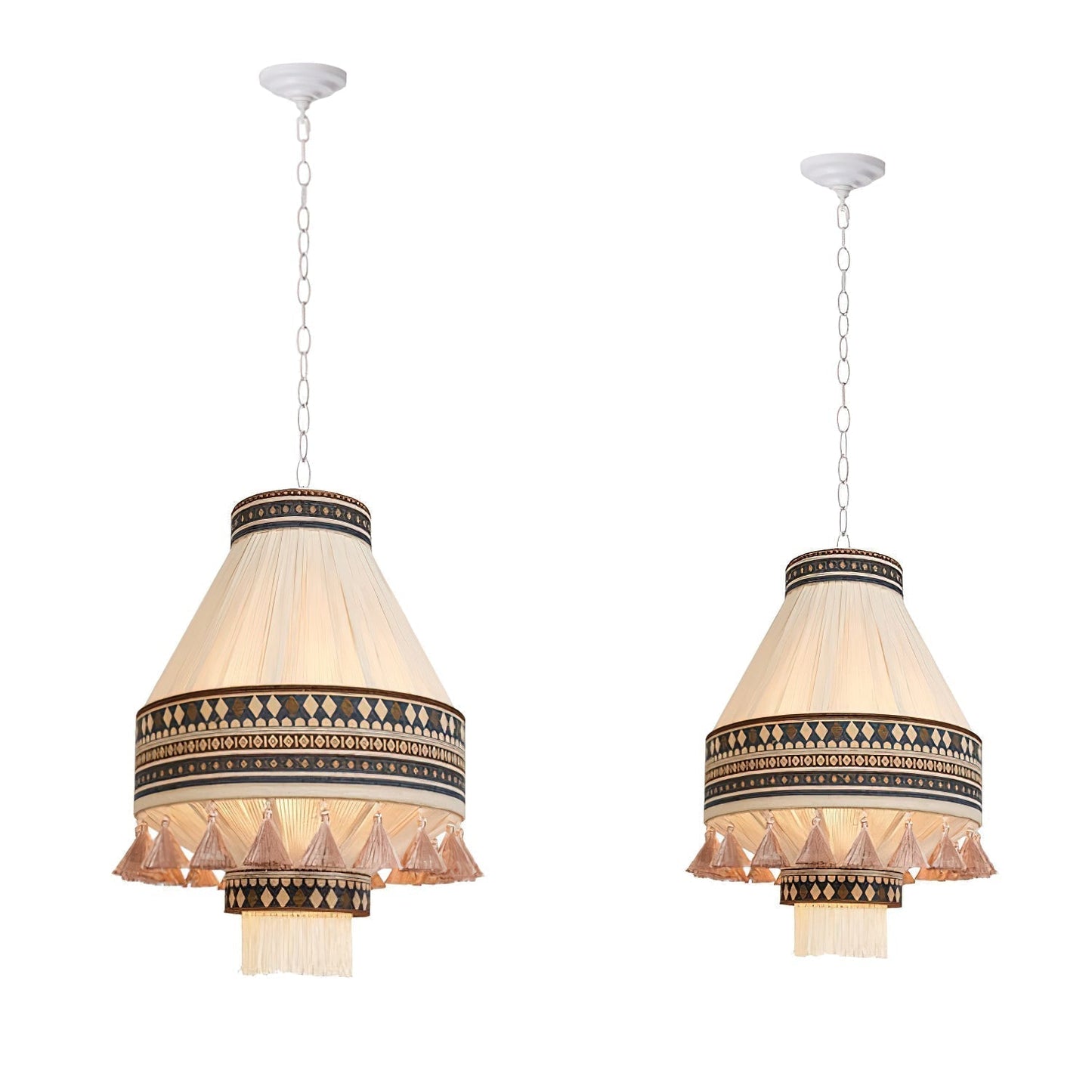 Bohemian Hanglamp met Franje – Speelse Boho-stijl-light decor-De Bazelaar