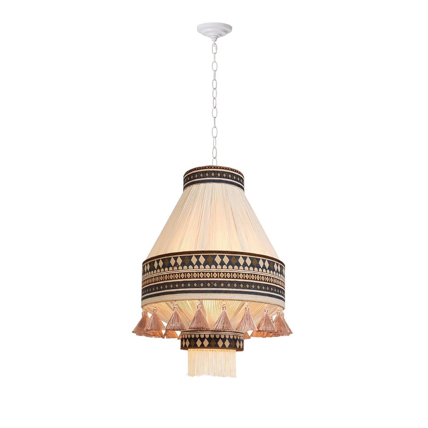 Bohemian Hanglamp met Franje – Speelse Boho-stijl-light decor-De Bazelaar