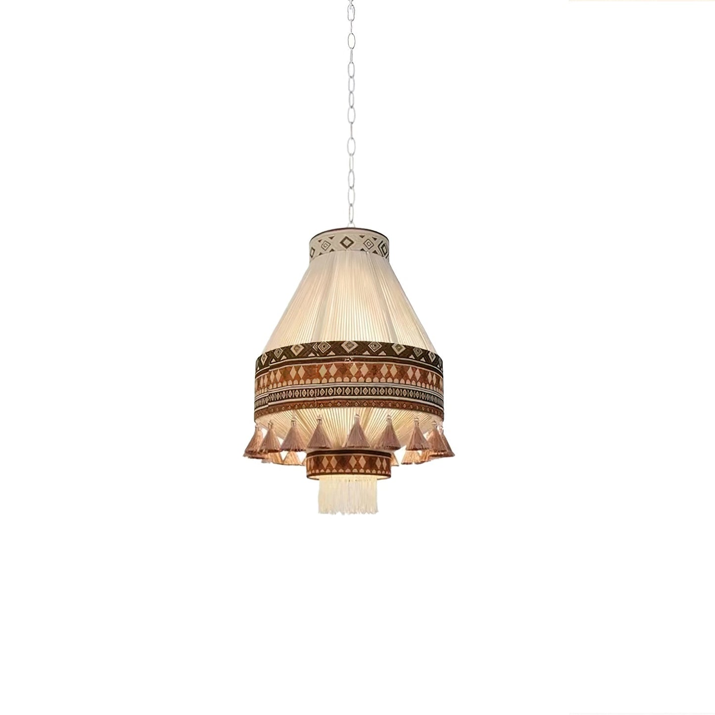 Bohemian Hanglamp met Franje – Speelse Boho-stijl-light decor-De Bazelaar