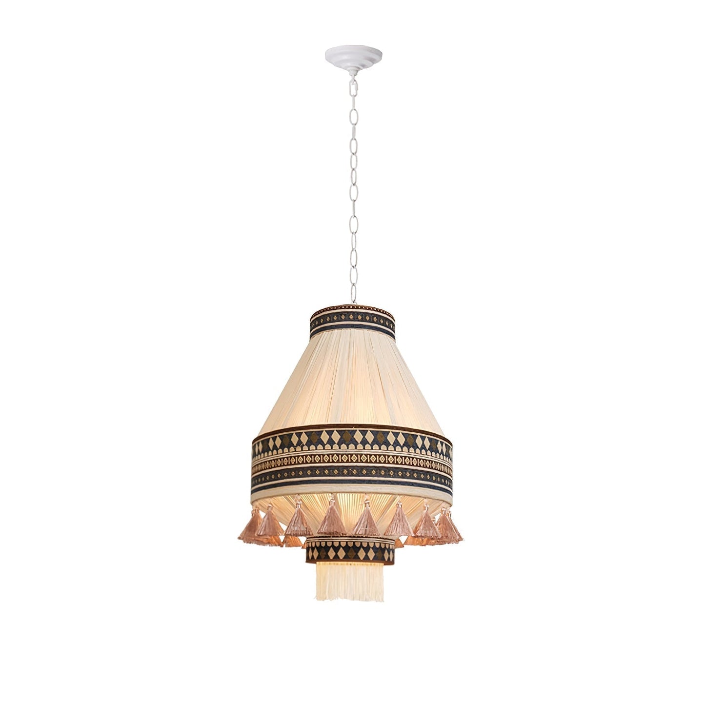 Bohemian Hanglamp met Franje – Speelse Boho-stijl-light decor-De Bazelaar