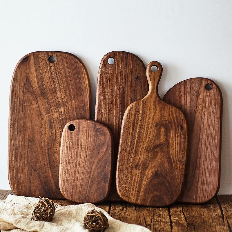 Zwarte Walnoot Snij- en Serveerplank - Uniek & Duurzaam-Cutting & Serving Boards-De Bazelaar