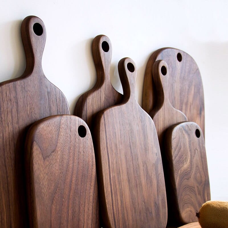 Zwarte Walnoot Snij- en Serveerplank - Uniek & Duurzaam-Cutting & Serving Boards-De Bazelaar