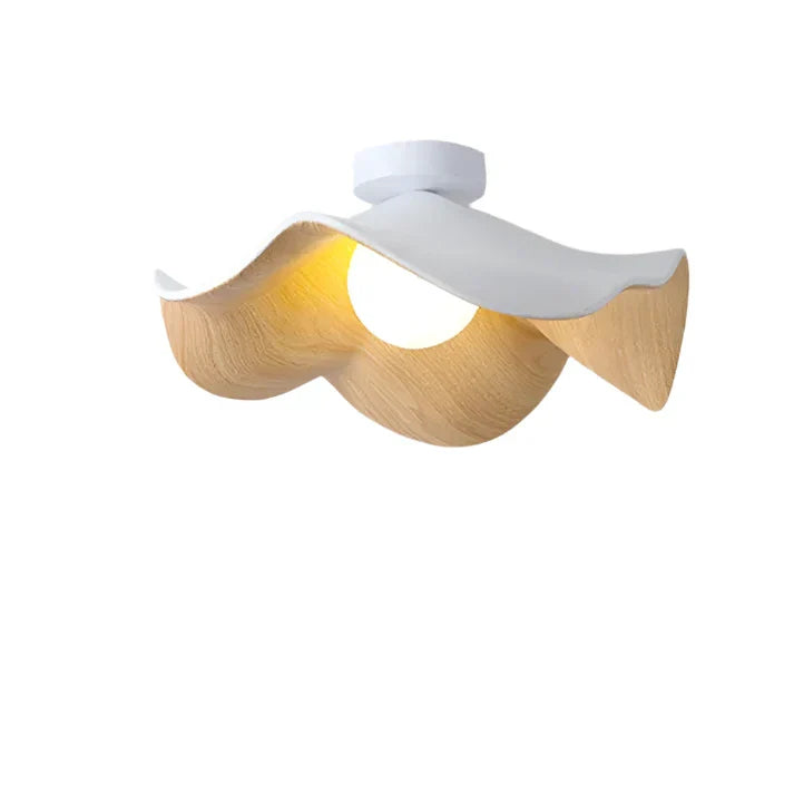 Scandinavische Houten Lotus Hanglamp-light decor-De Bazelaar