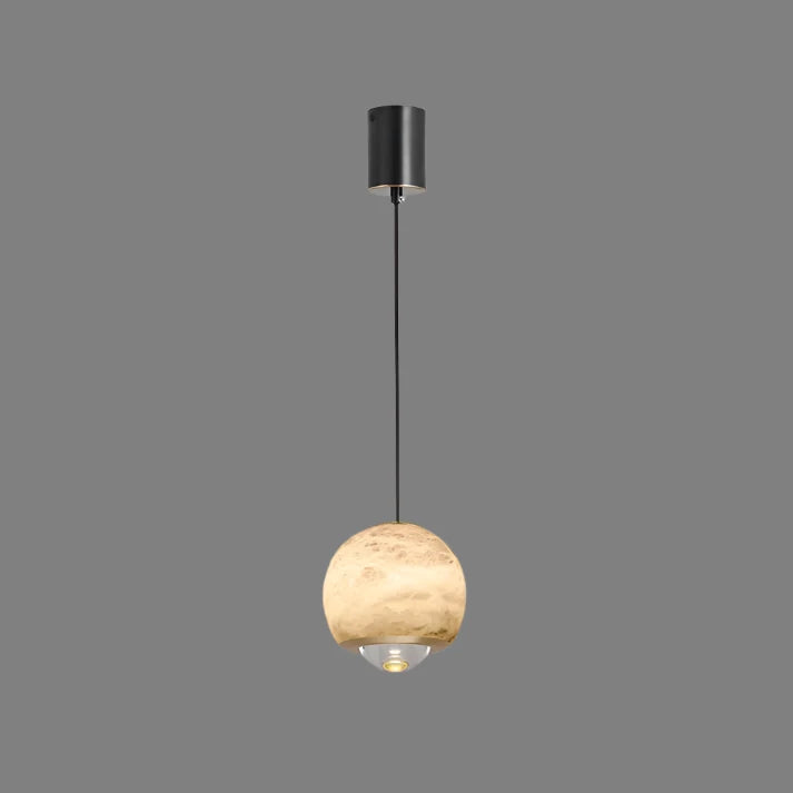 Luxe Marmeren Hanglamp met Albast-light decor-De Bazelaar
