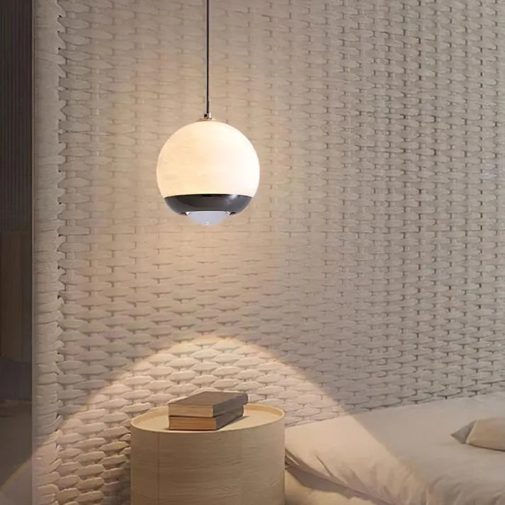 Luxe Marmeren Hanglamp met Albast-light decor-De Bazelaar