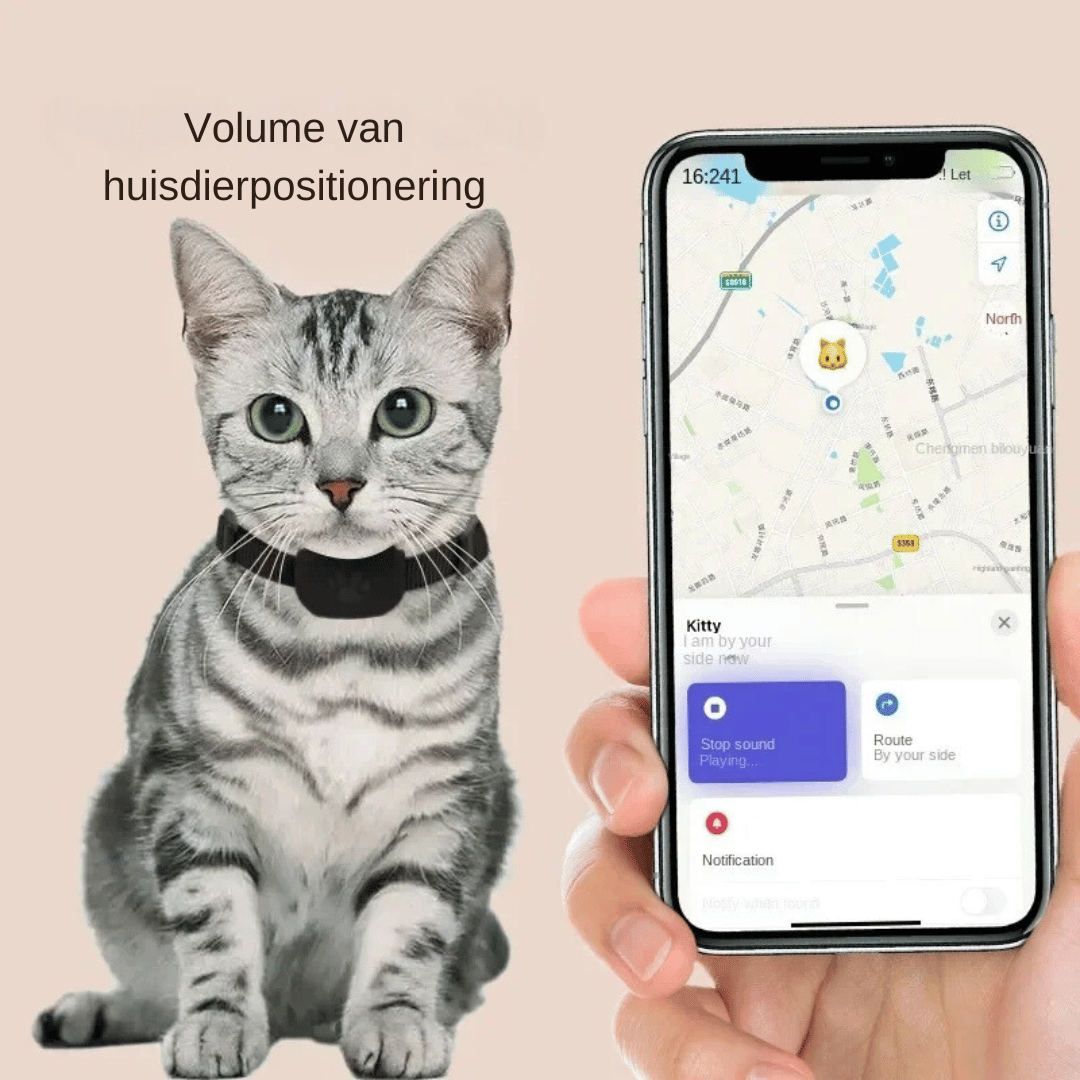 Waterdichte Mini GPS Tracker - Dieren - Bewegingsalarm-Tracker-De Bazelaar