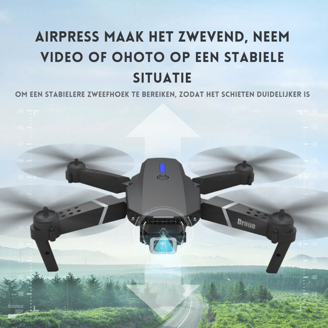 E88Pro RC Drone - 4K Camera Opvouwbaar + Hoogtevasthoudfunctie
