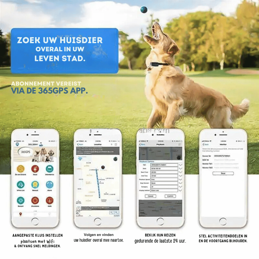 Mini GPS Tracker | Real-Time - Waterdicht - Huisdieren en Kinderen