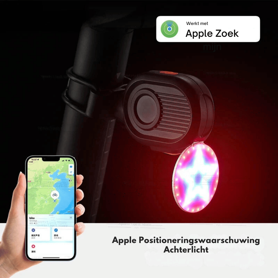 Fiets GPS Tracker - 2-in-1 Fietslicht