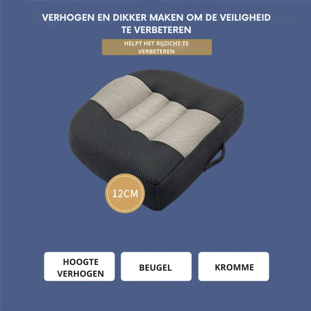 Auto Verhoger Zitkussen - Draagbaar Hoogteverhogend