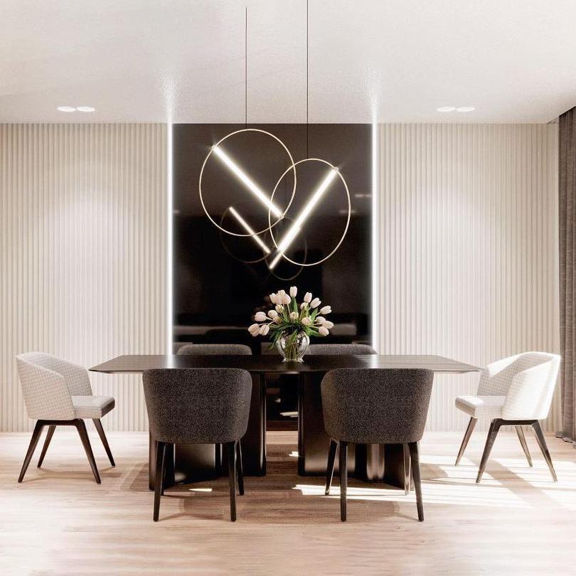 Moderne Scandinavische Hanglamp met LED en Luxe Afwerking-lamp-De Bazelaar