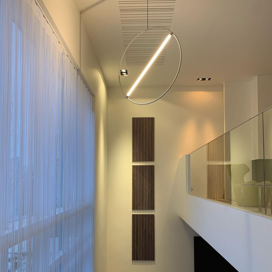 Moderne Scandinavische Hanglamp met LED en Luxe Afwerking-lamp-De Bazelaar