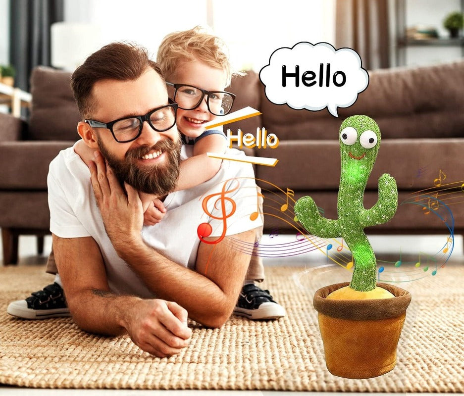 Dancing Cactus™ - Interactief Speelgoed - Zingt en Danst-Toys-De Bazelaar