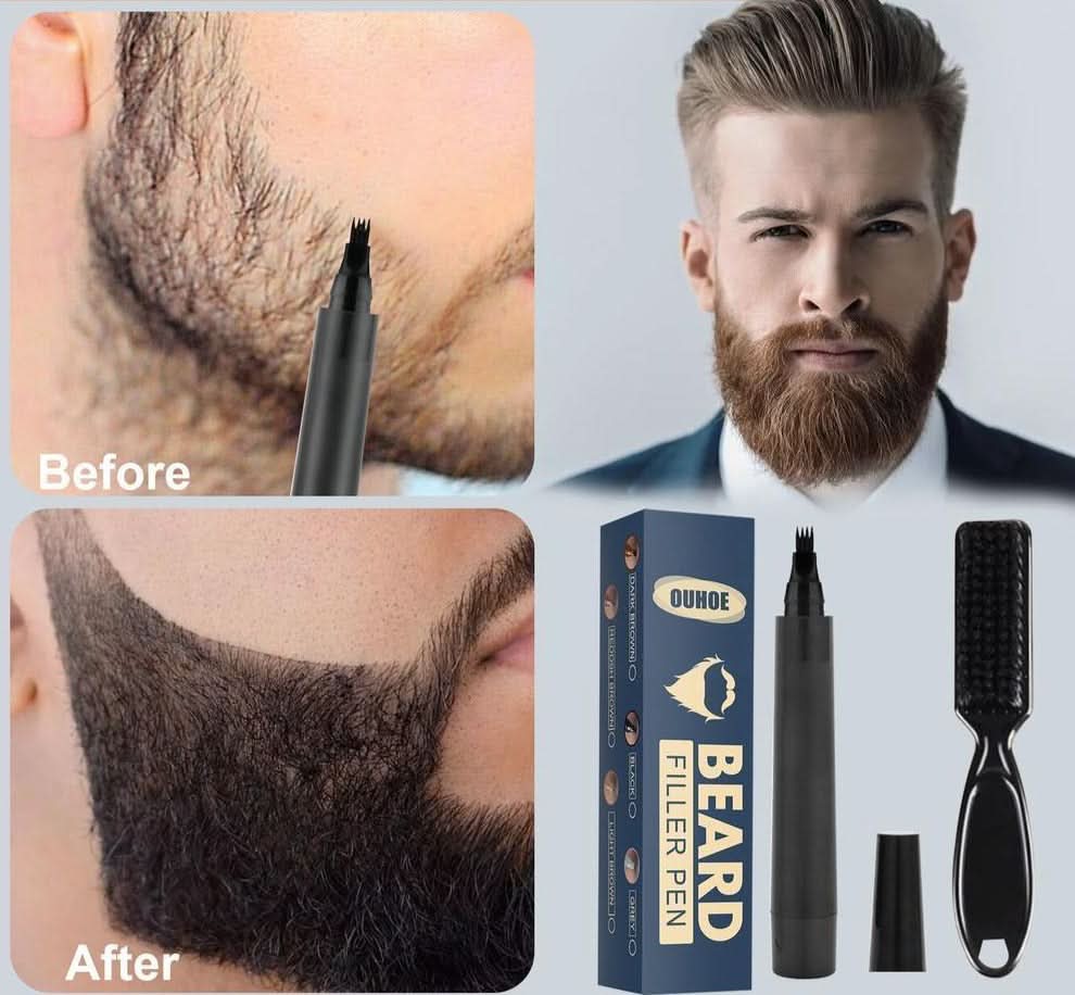 Baard Vuller Setset - Strakke en vollere baard voor alle mannen!-Men's Clothing & Care-De Bazelaar