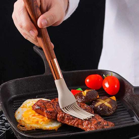 Hittebestendige Siliconen Keukenhulpmiddelen - BPA-vrij - Duurzaam en Veilig-Cooking Utensil Sets-De Bazelaar