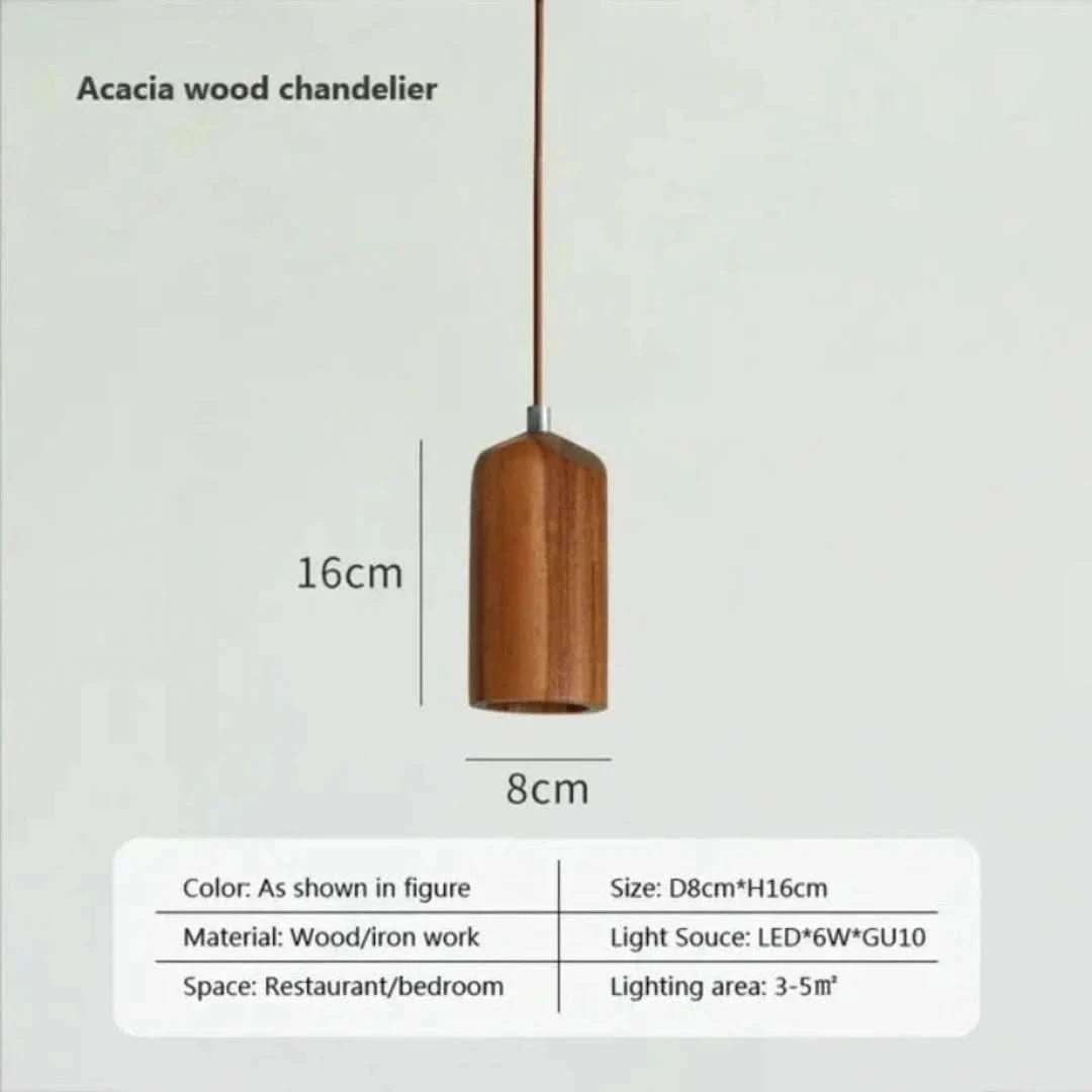 TimberEssence - Scandinavische Houten Hanglamp