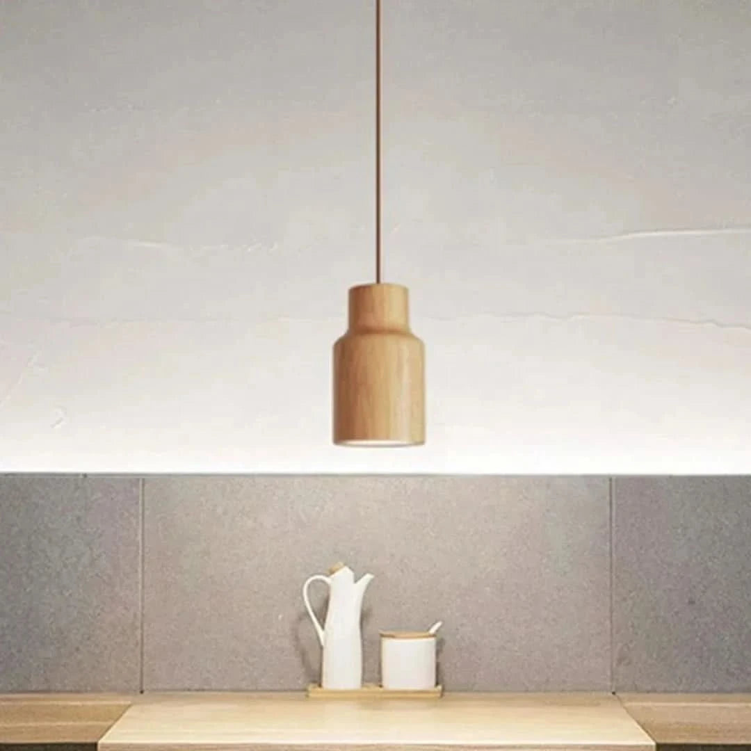 TimberEssence - Scandinavische Houten Hanglamp