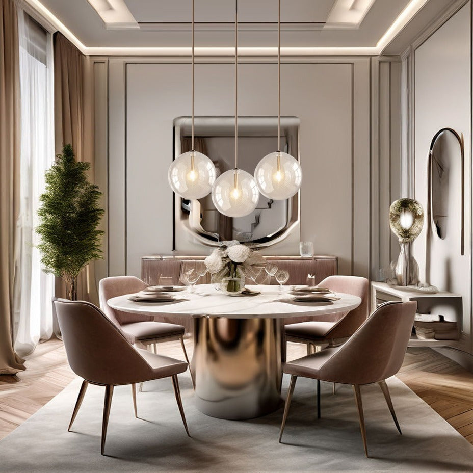 Scandinavische Glazen Hanglamp - Minimalistisch en Modern-light decor-De Bazelaar