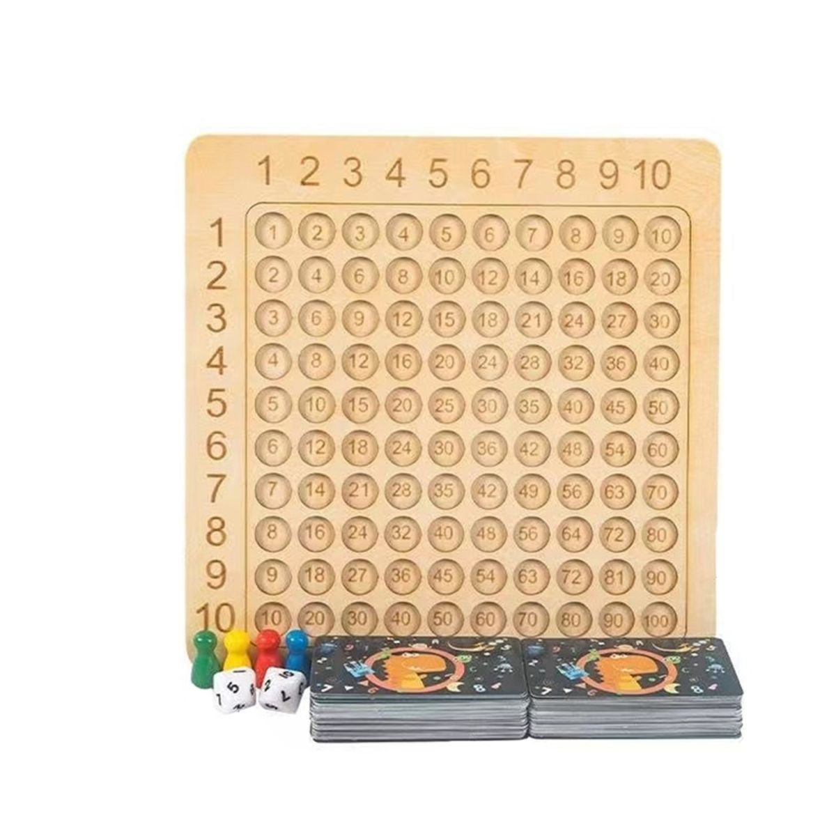 Mathmaster Bordspel - Leuk Leerzaam Strategisch Spel-Toys-De Bazelaar