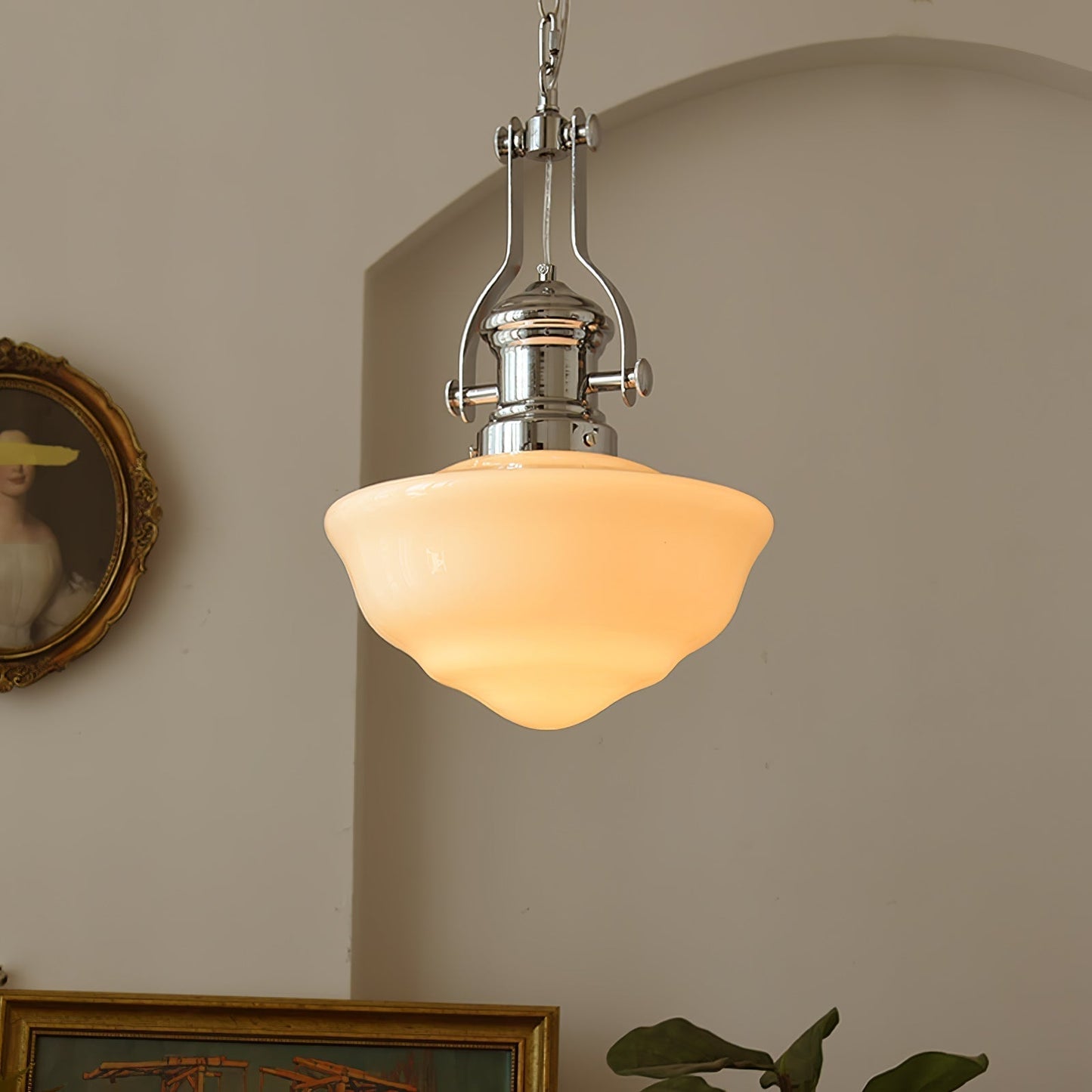 Klassieke School Hanglamp met LED – Tijdloos en Energiezuinig-lamp-De Bazelaar