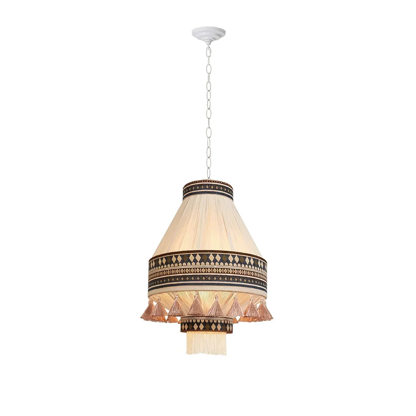 Bohemian Hanglamp met Franje – Speelse Boho-stijl-light decor-De Bazelaar