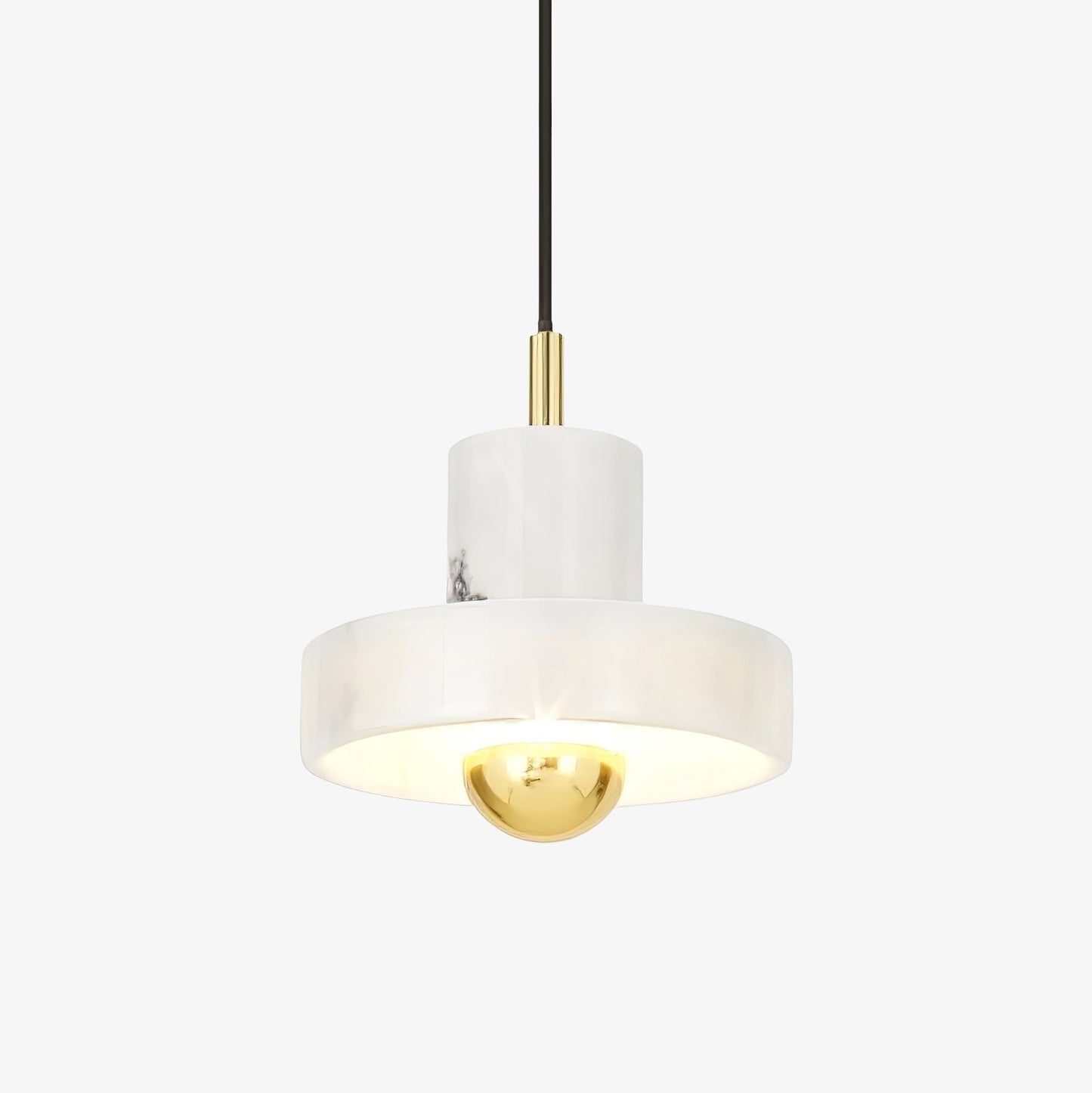 Chique Marmeren Hanglamp LueurMarble-light decor-De Bazelaar