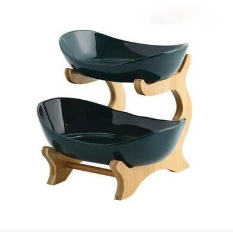 Moderne Bamboe Fruitmand - 2 tot 3 Niveaus - Stijlvol en Ruimtebesparend-Tableware & Dining Accessories-De Bazelaar