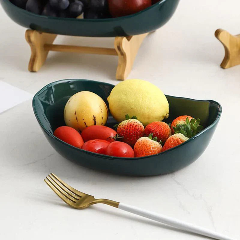 Moderne Bamboe Fruitmand - 2 tot 3 Niveaus - Stijlvol en Ruimtebesparend-Tableware & Dining Accessories-De Bazelaar