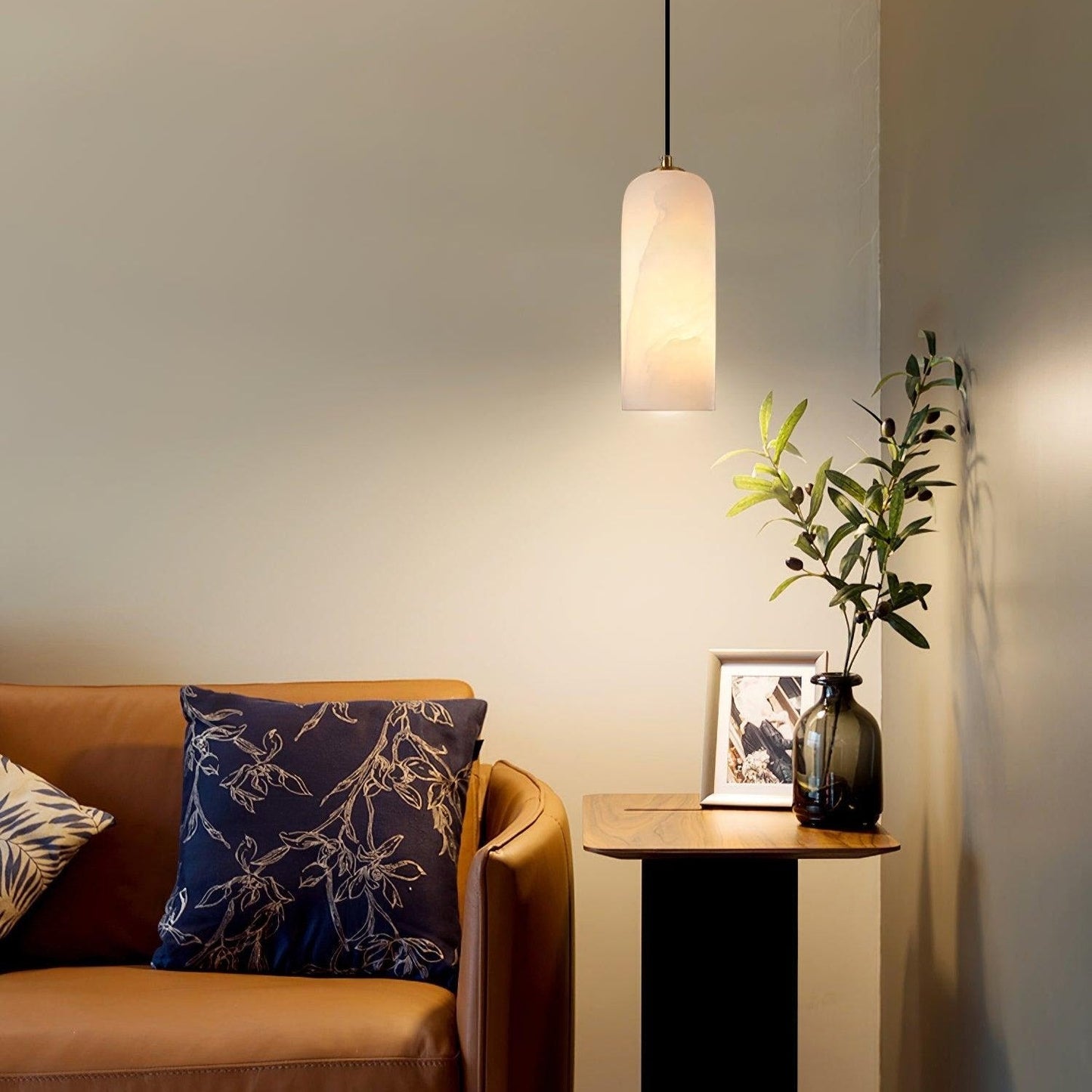 Monty Plafondlamp - Luxe Verlichting met Alabaster Lampenkap-lamp-De Bazelaar