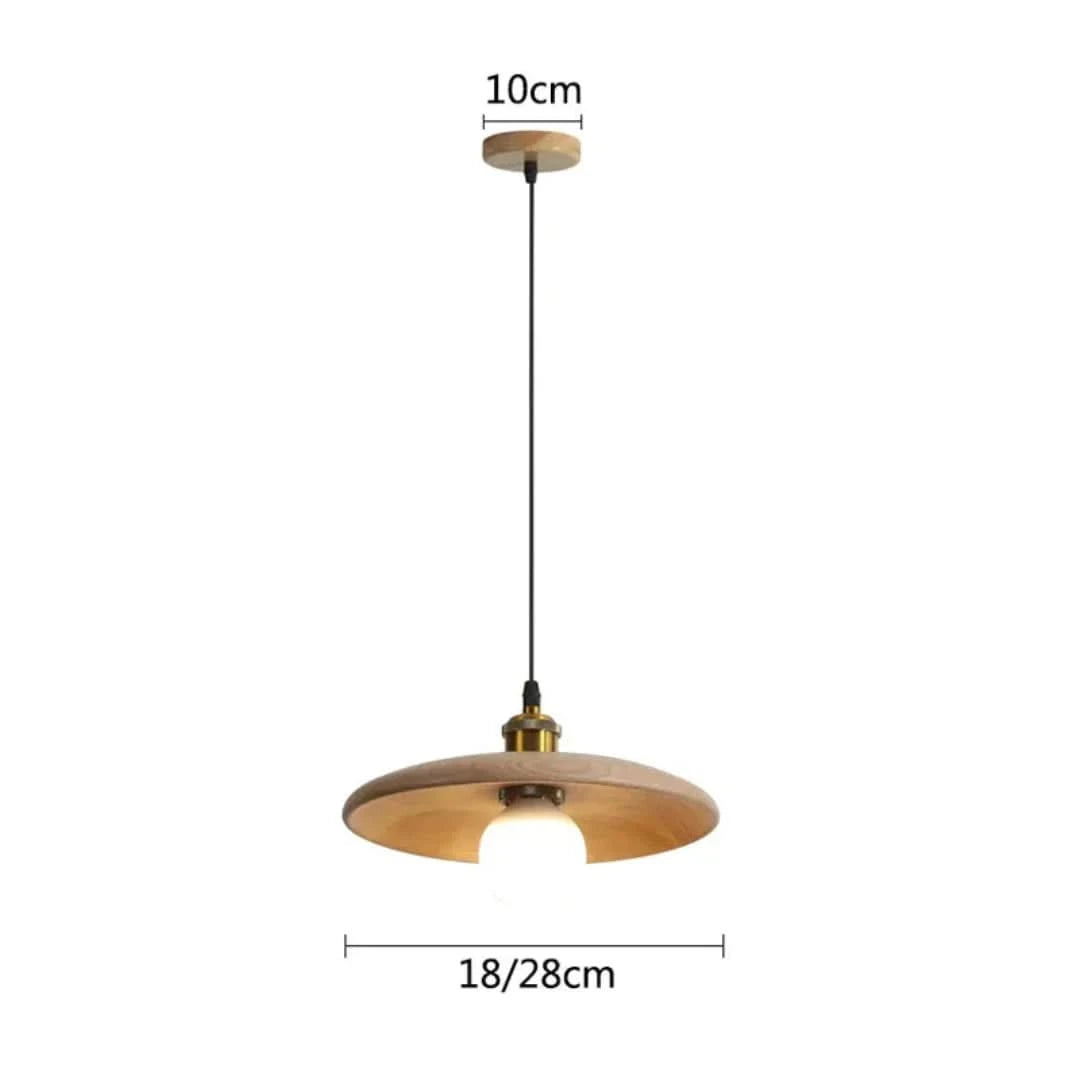 NordicNook - Scandinavische Houten Hanglamp