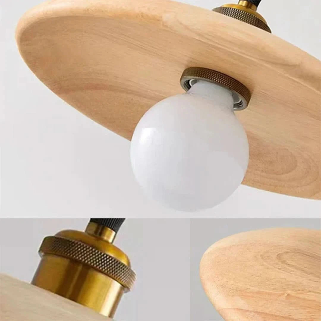 NordicNook - Scandinavische Houten Hanglamp