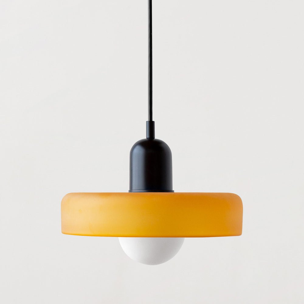 Hanglamp VividGlass Bauhaus – Uniek Kunstzinnig Design-Lamps-De Bazelaar