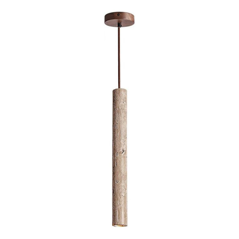 Minimalistische Travertijn Hanglamp LED-light decor-De Bazelaar