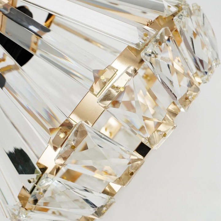 Luxe Kristallen Plafondlamp Nordic Design-light decor-De Bazelaar
